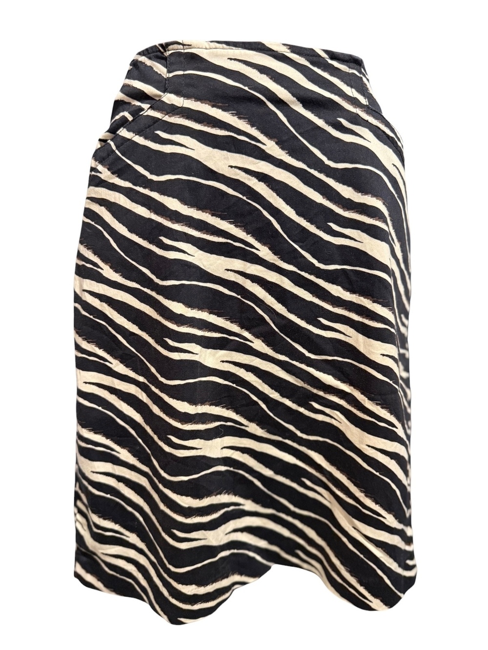 Ellen Tracy Zebra Print Skirt